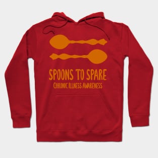 Spoons To Spare - Chronic Illness Awareness (Orange) Hoodie